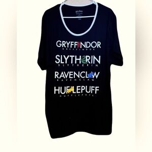 NWOT Harry Potter House Ringer Tee